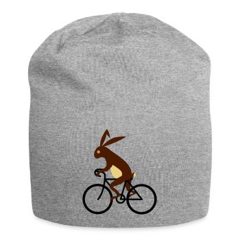 hare - Jersey Beanie - heather grey - Front