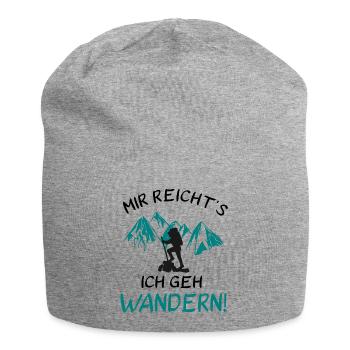 Mir reicht's - Ich geh Wandern! - Jersey-Beanie - Grau meliert - Vorne