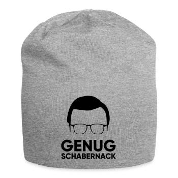 Genug Schabernack - Jersey-Beanie - Grau meliert - Vorne