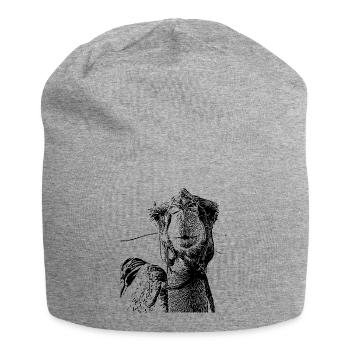 Camel - Jersey Beanie - heather grey - Front
