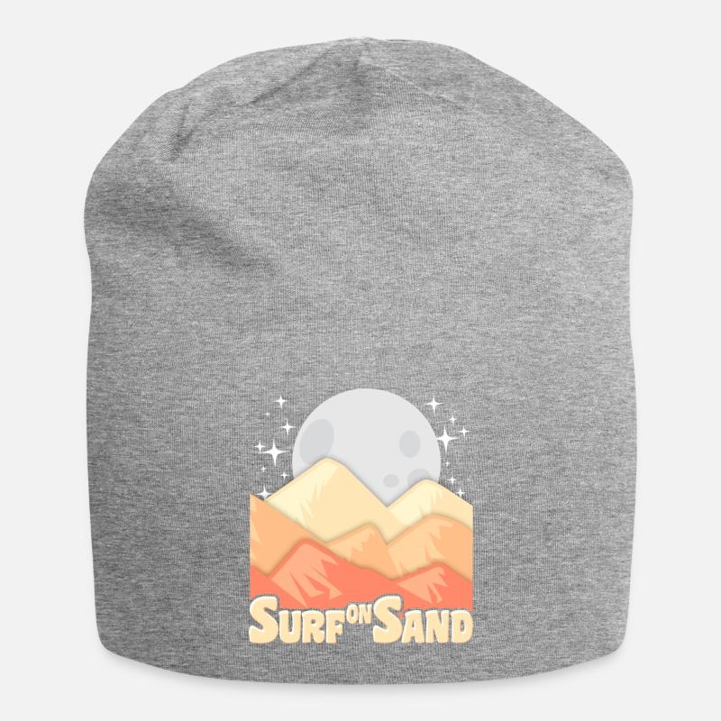 Surf on Sand - Jersey Beanie - heather grey