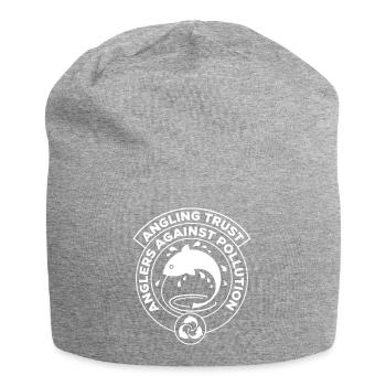 Anglers Against Pollution White Logo - Jersey Beanie - heather grey - Front