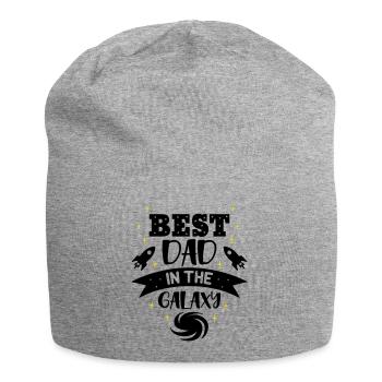 Meilleur papa de la galaxie - Bonnet en jersey - gris chiné - Devant