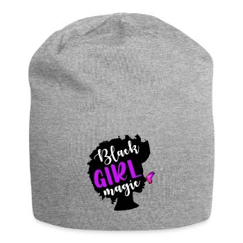 Black Girl Magic Black Woman Black Lives Matter - Jersey Beanie - heather grey - Front