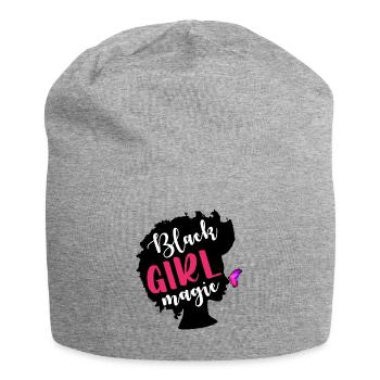 Black Girl Magic Black Woman Black Lives Matter - Jersey Beanie - heather grey - Front