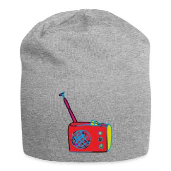 radio kunst - Jersey-Beanie - Grau meliert - Vorne