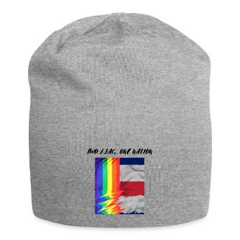 TWO FLAG ONE NATION LGBTQ x FRANCE - Bonnet en jersey - gris chiné - Devant