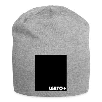 LGBTQ+ - Jersey-Beanie - Grau meliert - Vorne