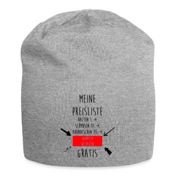 Baby Preise - Jersey-Beanie - Grau meliert - Vorne