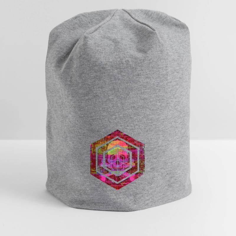 Hexagon-Programmierung Programmierer Codierung geometrisch Jersey-Beanie