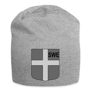 eng tactical shield - Jersey Beanie - heather grey - Front