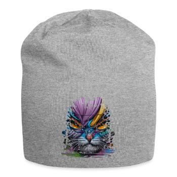 graffiti street art spray colors cool artist retro - Jersey Beanie - heather grey - Front