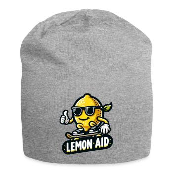 Lemon Aid - Jersey-Beanie - Grau meliert - Vorne