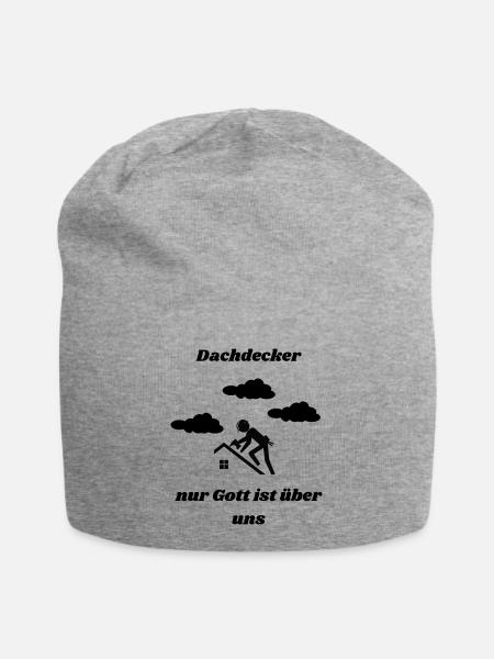 Roofer - Jersey Beanie - heather grey