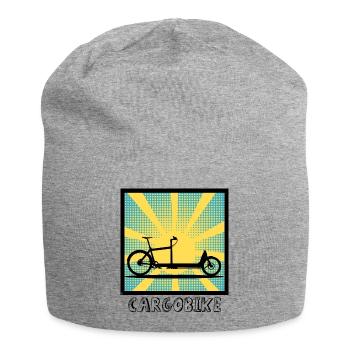 Popartstyle Cargo Bike, Cargo Bike - Jersey Beanie - heather grey - Front