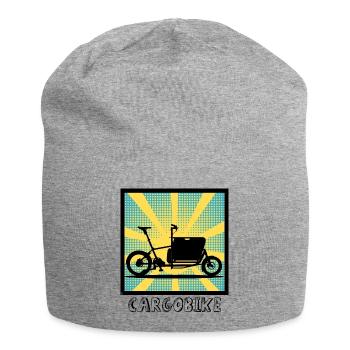 Popartstyle Cargo Bike, Cargo Bike - Jersey Beanie - heather grey - Front