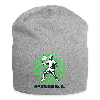 Padel - Bonnet en jersey - gris chiné - Devant