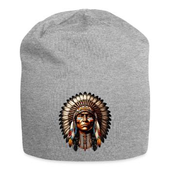 American Indian American - Jersey Beanie - heather grey - Front