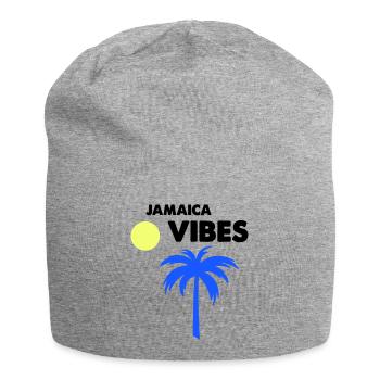 Ambiance jamaïcaine - Bonnet en jersey - gris chiné - Devant
