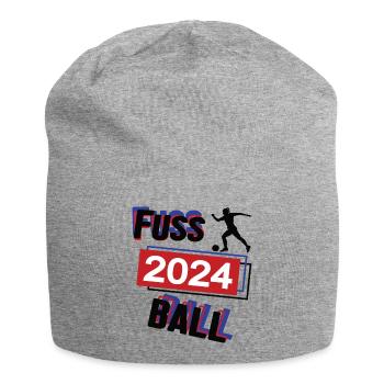 Fussball Spielerin Team Turnier Mannschaft 2024 - Jersey-Beanie - Grau meliert - Vorne