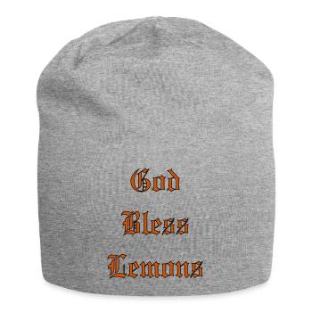 GodBlessLemons - Bonnet en jersey - gris chiné - Devant