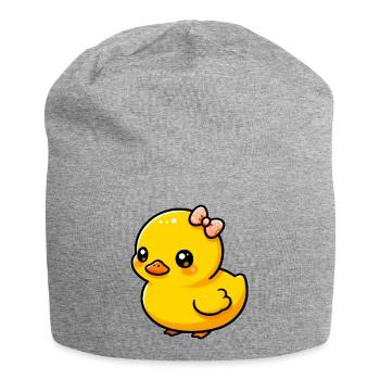 Duckling Duck Duck Duck - Jersey Beanie - heather grey - Front