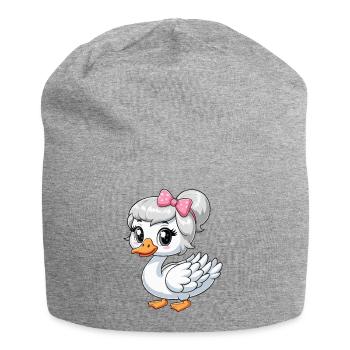 Filles cygne - Bonnet en jersey - gris chiné - Devant