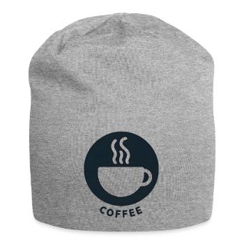 Coffee Morning Breakfast - Jersey Beanie - heather grey - Front
