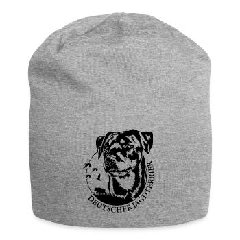 German Hunting Terrier Hunting Dogs Dogs Wilsigns - Jersey Beanie - heather grey - Front