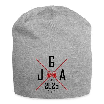 Jga 2025 Bier Junggesellen - Jersey-Beanie - Grau meliert - Vorne