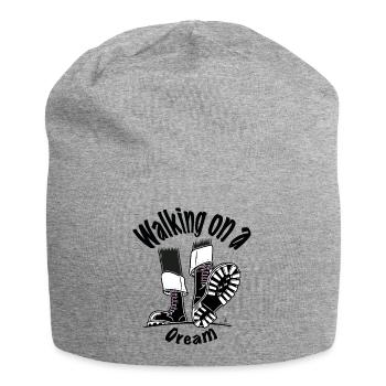 Auf dem Weg zu einem Traum - Jersey-Beanie - Grau meliert - Vorne