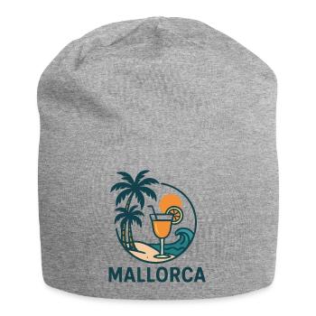 insel mallorca - Jersey-Beanie - Grau meliert - Vorne