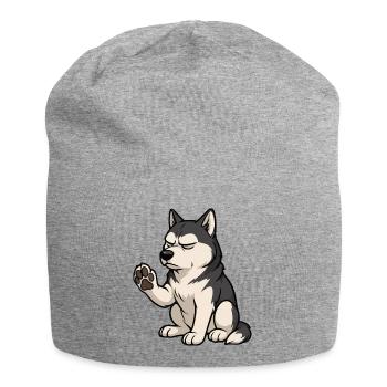 Husky Huskies Husky Owners Husky Owners Husky Fans - Jersey Beanie - heather grey - Front