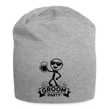 L’équipe Groom Bräutigam - Bonnet en jersey - gris chiné - Devant
