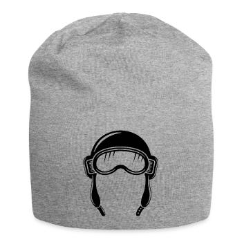Cagoule d’aviateur - Bonnet en jersey - gris chiné - Devant