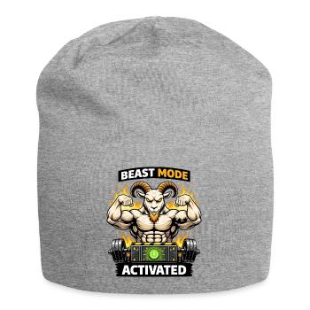 Focus Mode Activated Goat - Jersey Beanie - heather grey - Front