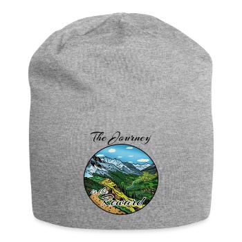 Le voyage est la récompense - Bonnet en jersey - gris chiné - Devant