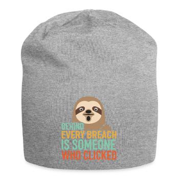 Derrière chaque faille : Sécurité informatique de Paresseux - Bonnet en jersey - gris chiné - Devant