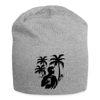 Fête Silhouette Holiday - Bonnet en jersey - gris chiné - Devant