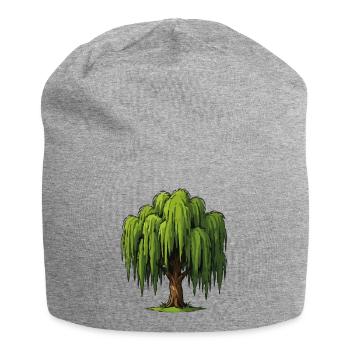 Graphique du Saule Pleureur - Bonnet en jersey - gris chiné - Devant