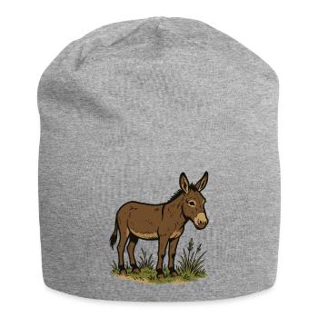 donkey - Jersey Beanie - heather grey - Front
