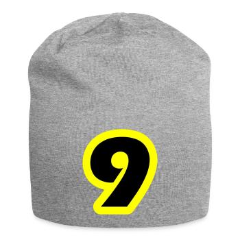 9 Number symbol - Jersey Beanie - heather grey - Front