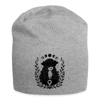 La Lisère  - Bonnet en jersey - gris chiné - Devant