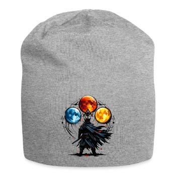 Mage de la Lune des Trois Lunes - Bonnet en jersey - gris chiné - Devant