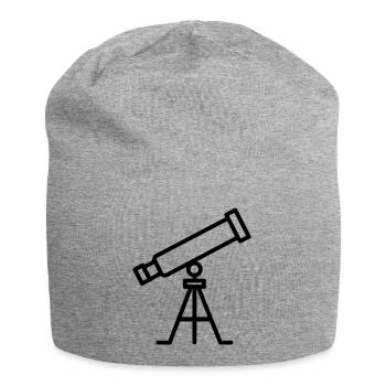 télescope - Bonnet en jersey - gris chiné - Devant
