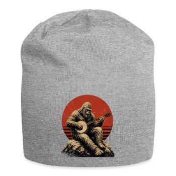 Banjo joueur de banjo Sasquatch-Bigfoot - Bonnet en jersey - gris chiné - Devant