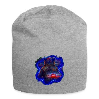 NeonBär Konzert-Style Jacke - Jersey-Beanie - Grau meliert - Vorne