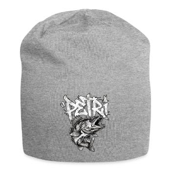 Zander Angler Graffiti Handwriting - Jersey Beanie - heather grey - Front