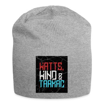 Watts Wind Tarmac - Jersey Beanie - heather grey - Front