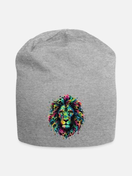 Prismatischer Wächter - Jersey-Beanie - Grau meliert